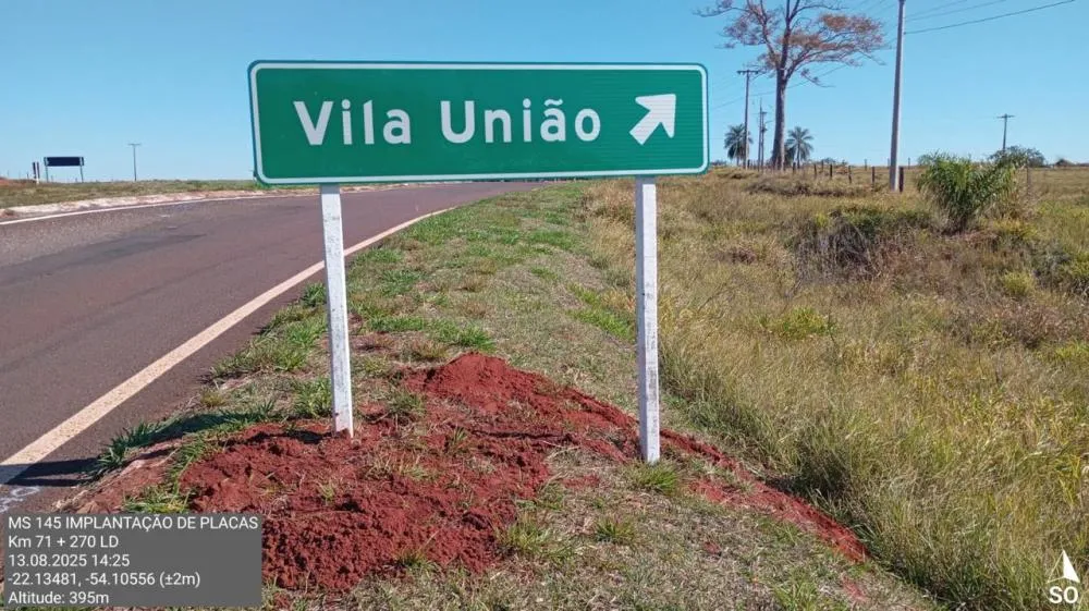 Com agilidade, AgeSul instala placas e garante acesso seguro a Vila União
