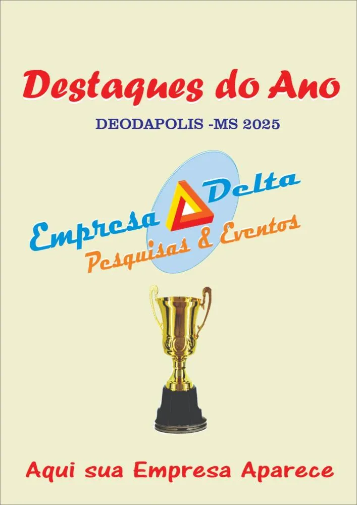 Delta Pesquisa e Eventos anuncia entrega dos certificados Destaques de Deodápolis 2025