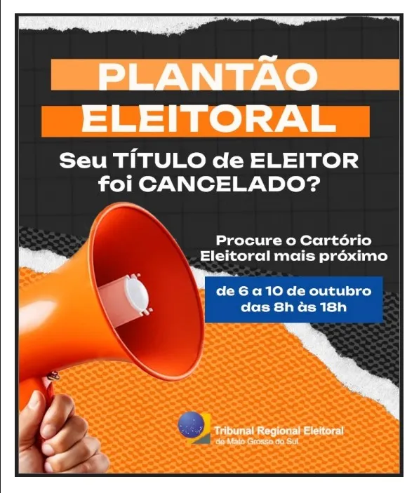 Justiça Eleitoral realiza plantões para regularização de títulos cancelados em Deodápolis e Glória de Dourados