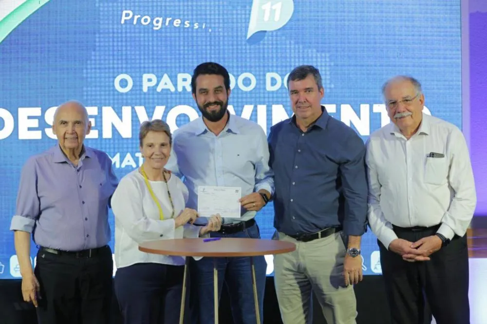 Prefeito Jean Gomes se filia ao PP e reforça aliança com a senadora Tereza Cristina