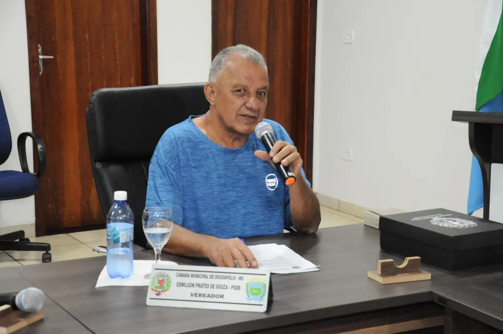 Vereador Edmilson da Banda propõe em indicação, contratação de funcionário para o Cemitério Municipal de Deodápolis