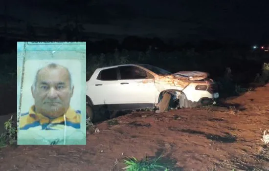 Idoso de 71 anos morre ao capotar várias vezes na MS-276 entre Indápolis e Lagoa Bonita