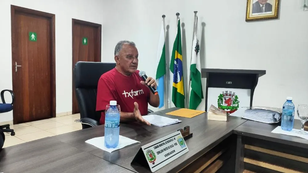 Vereador Edmilson da Banda propõe em moção, reconhecimento e aplausos ao Zinho em Deodápolis
