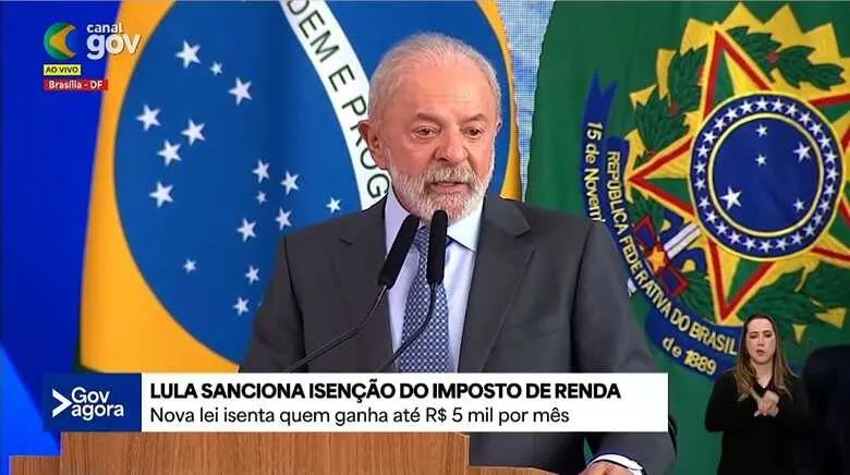 Lula libera brasileiros que ganham até R$ 5 mil do Imposto de Renda e amplia descontos para quem recebe menos