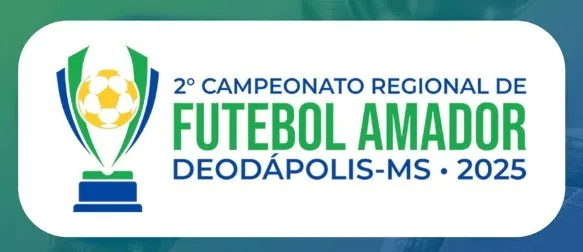 Semifinais do Campeonato Regional de Futebol Amador acontecem em Deodápolis nos dias 30/11 e 07/12