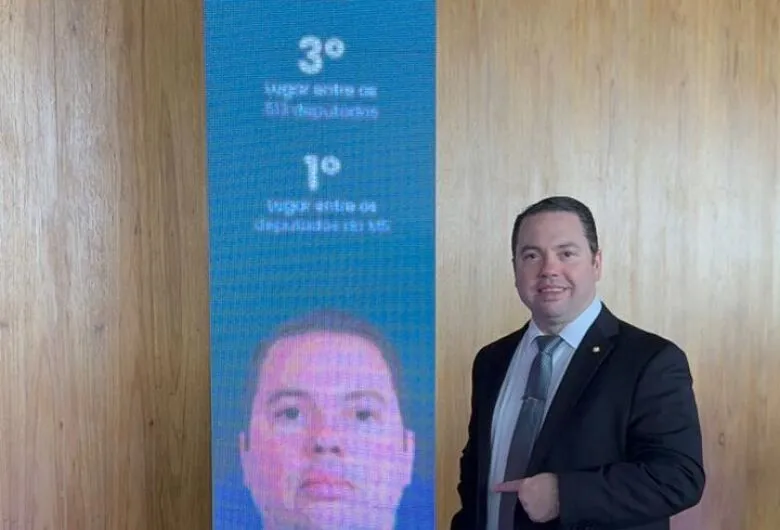 Entre os três do país, Rodolfo Nogueira é eleito melhor deputado federal de MS pela terceira vez
