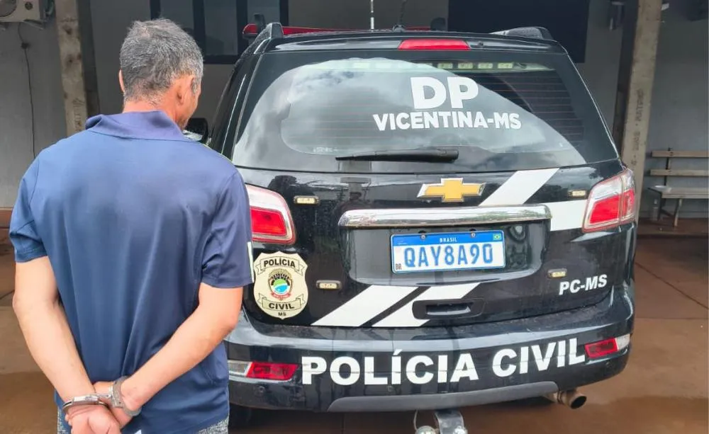 Polícia Civil prende homem por descumprir medida protetiva de urgência em Vicentina