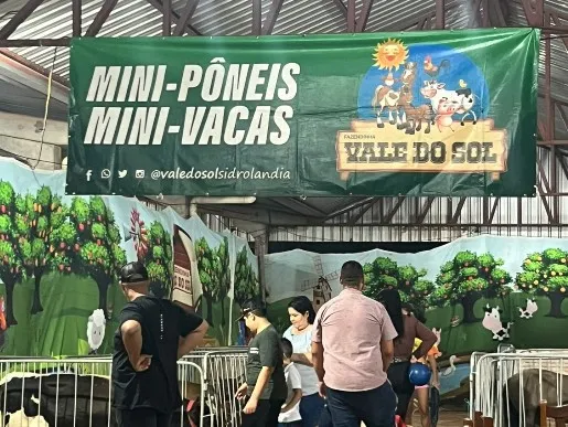 Fazendinha Vale do Sol se destaca como atração familiar na Expo Sidrolândia 25