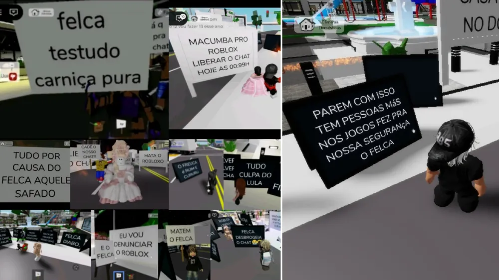Roblox endurece regras de chat, provoca protestos infantis e Felca vira alvo de críticas on-line