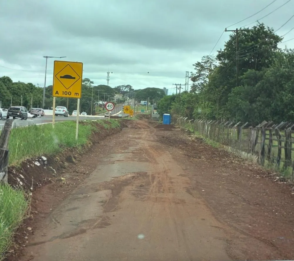 Obra na MS-156 em Dourados busca pôr fim a alagamentos após pedido de Lia Nogueira