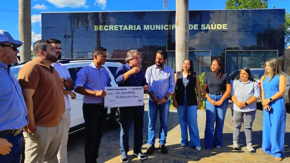 Deodápolis recebe deputado Caravina e soma R$ 300 mil em investimentos para a saúde