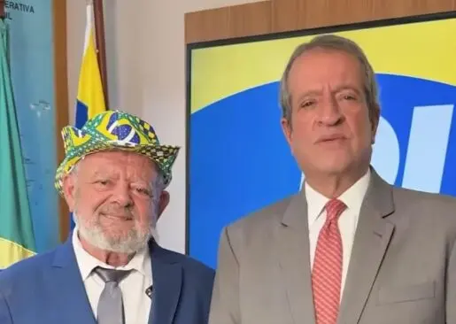 Valdemar Costa Neto publica vídeo ao lado de “Lula do Bem” e rasga elogios ao pré-canditato
