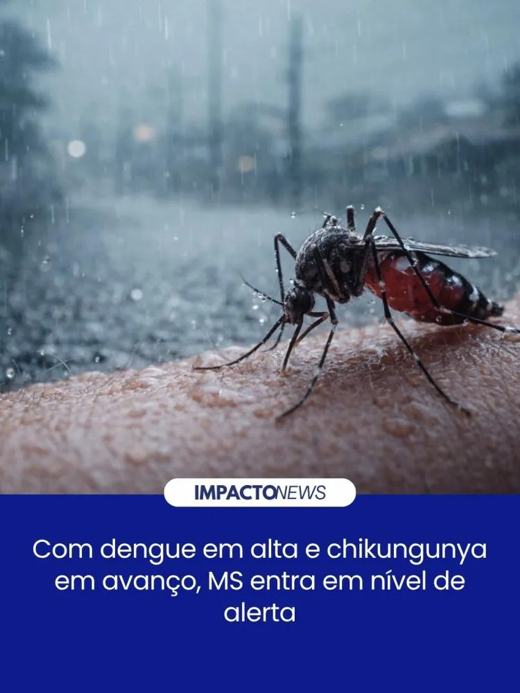 Com dengue em alta e chikungunya em avanço, MS entra em nível de alerta