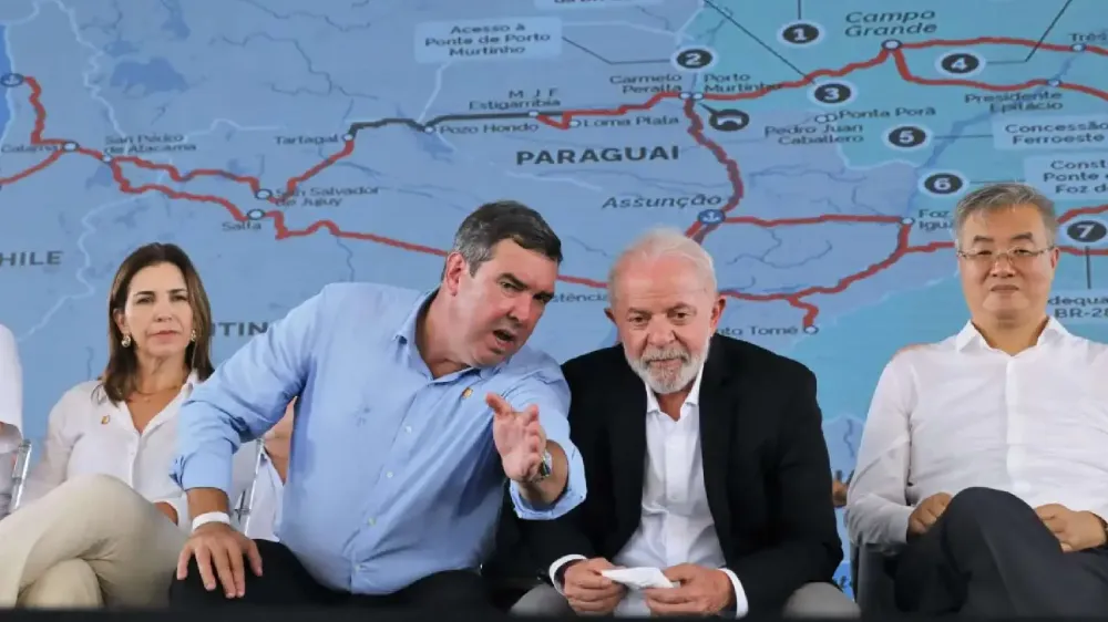 Riedel convida Lula para entrega da ponte Bioceânica em Porto Murtinho