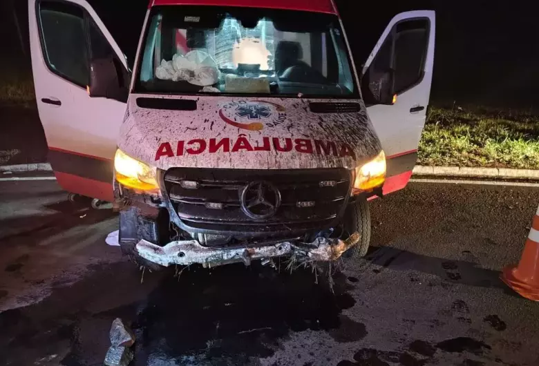 Motorista de ambulância que levava gestante entubada cochila e bate veículo
