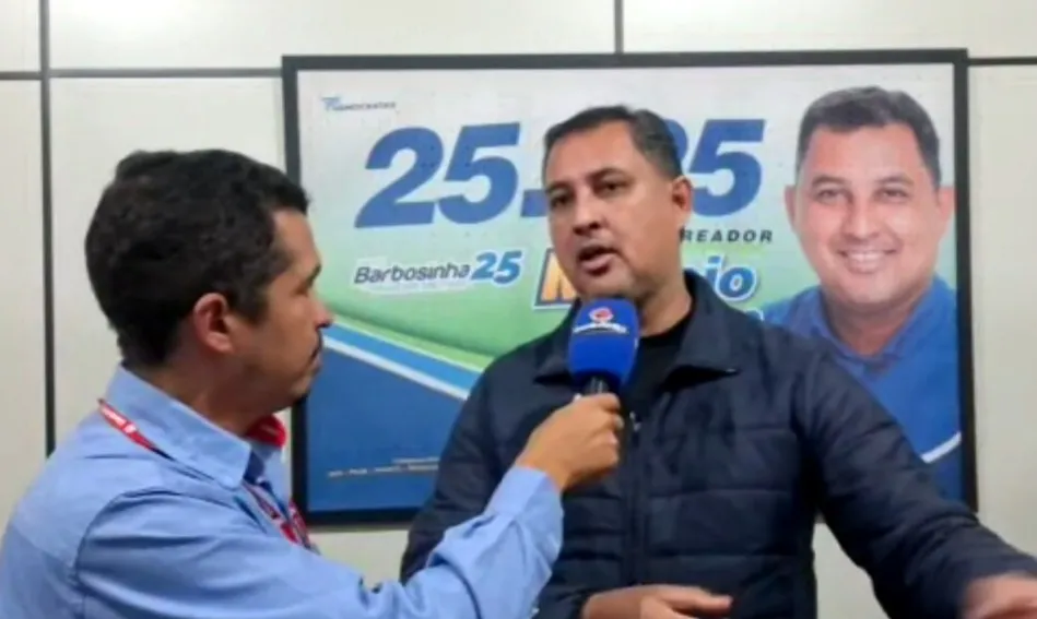 Vereador Márcio Pudin em entrevista a rádio Grande FM em Dourados nesta quinta
