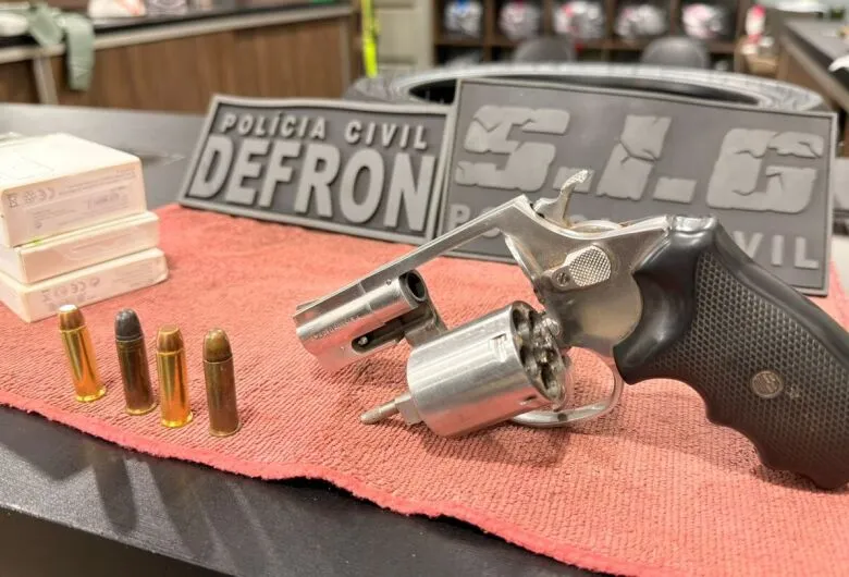 Arma apreendida durante a ação - Crédito: Divulgação SIG