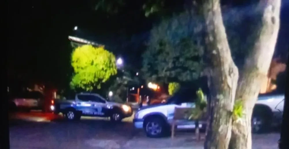 Polícia Militar esteve no local do atentado e preservou a área para a Perícia Técnica (Foto: Ponta Porã News)