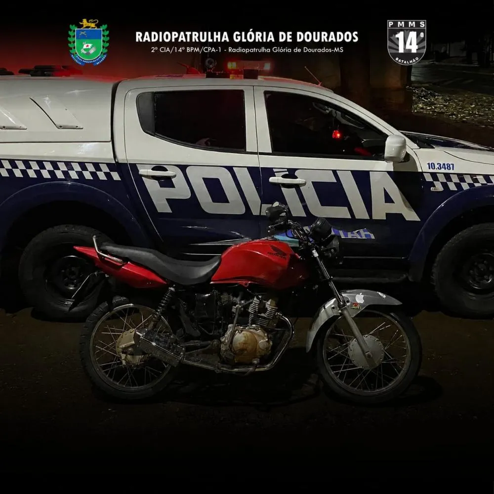 Jovem sem CNH é preso após fuga e teste apontar embriaguez em Glória de Dourados