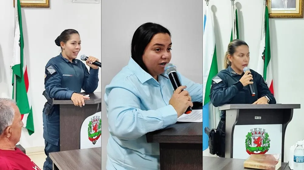 Câmara de Deodápolis aprova moções de aplausos para tenente-coronel Gabriela e equipe do Promuse