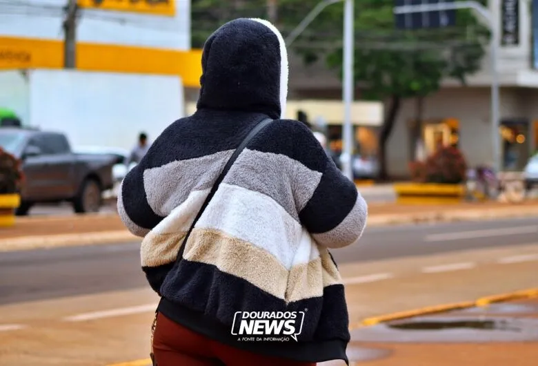 Frio vai continuar nos próximos dias - Crédito: Clara Medeiros / Dourados News
