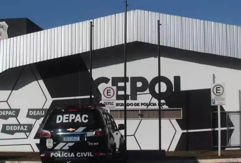 Depac Cepol, onde o caso foi registrado. - Crédito: (Marcos Maluf)