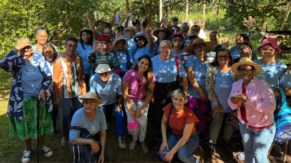 Turma da EJA do município de Ribas do Rio Pardo (MS). (Foto: Arquivo/Secretaria Municipal de Educação)