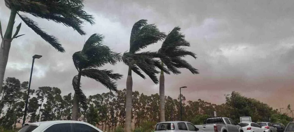 Avisos do Inmet sobre tempestade e vendaval já estão em vigor. (Foto: Marcos Morandi, Midiamax)