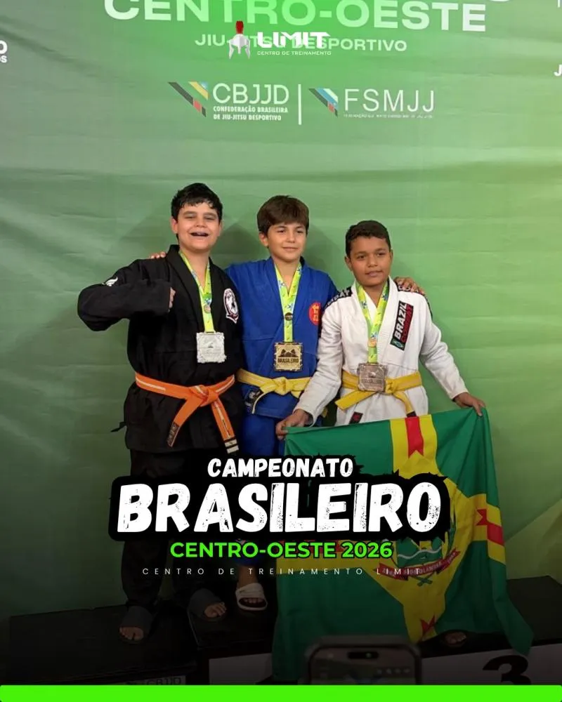 CT LIMIT conquista pódios no Brasileiro Centro-Oeste de Jiu-Jitsu