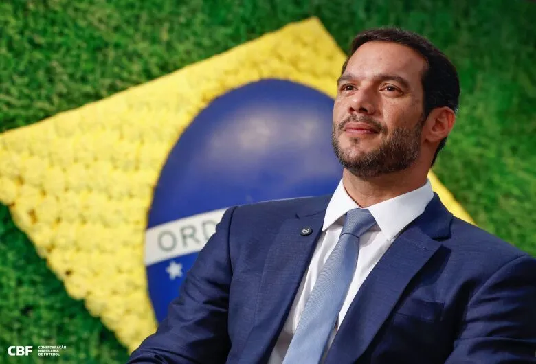 Presidente da CBF, Samir Xuad, cumpre agenda em Campo Grande - Crédito: Rafael Ribeiro/CBF