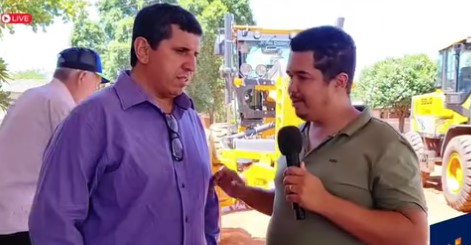 Vereador Donizete Policia emociona-se ao recordar infância no Jardim Conceição durante evento de lançamento de obras em Deodápolis
