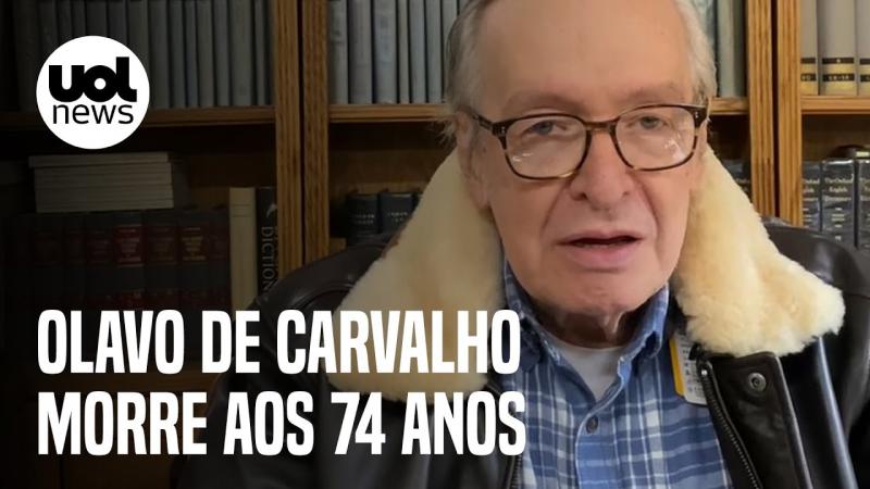 Olavo de Carvalho morre aos 74 anos, nos Estados Unidos; bolsonaristas lamentam