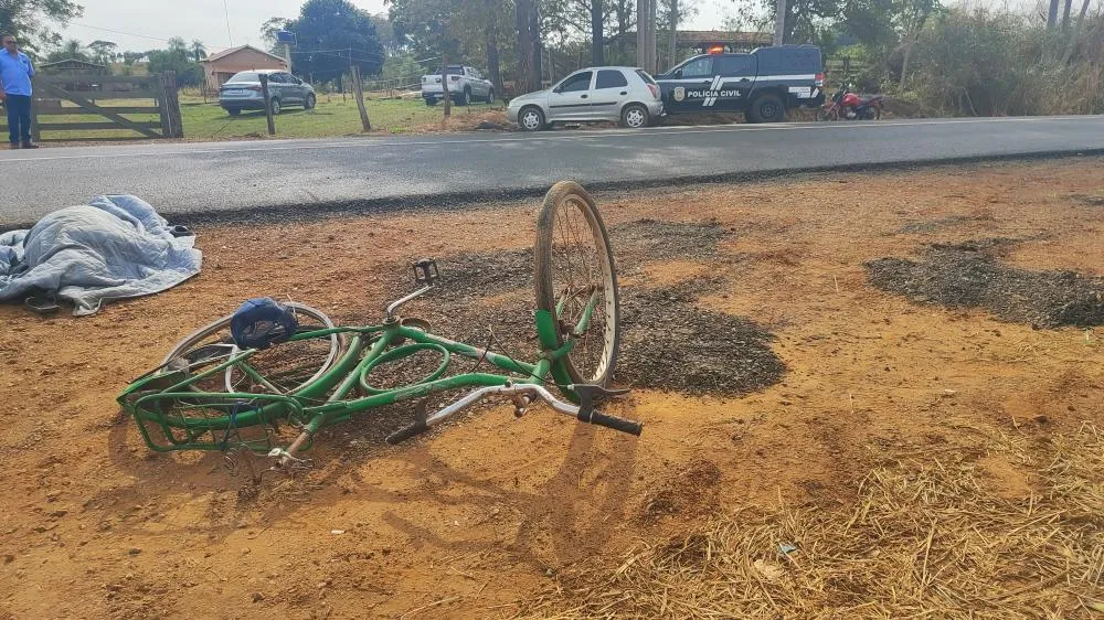 Ciclista de 50 anos morreu na manhã deste domingo (3), em trágico acidente na região de Deodápolis