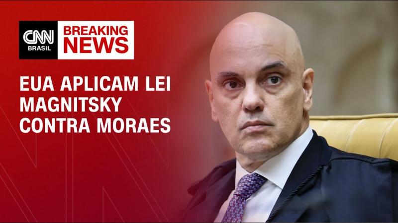 EUA aplicam Lei Magnitsky contra Alexandre de Moraes | BASTIDORES CNN