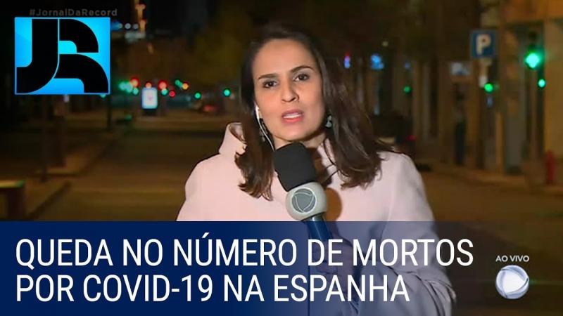 Número de mortos por coronavírus volta a cair na Espanha pelo segundo dia seguido
