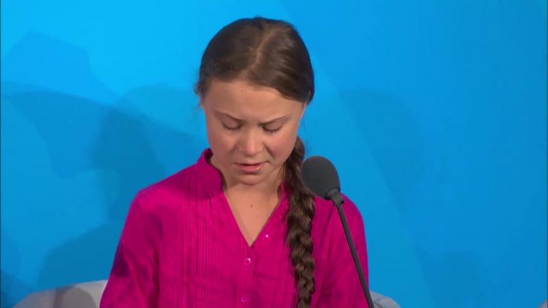 Greta Thunberg discursa nas Nações Unidas