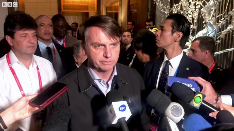 Bolsonaro chega ao G20 e rebate fala de Merkel: ‘Temos muito a ensinar à Alemanha’