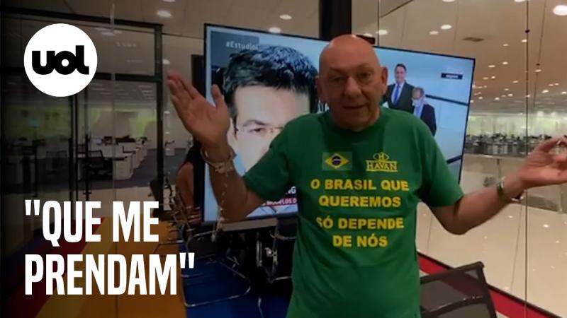 Luciano Hang surge algemado e provoca senadores da CPI da Covid