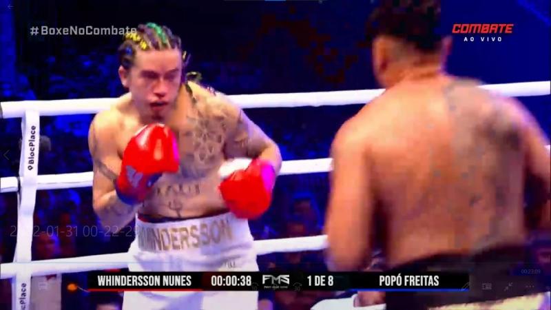 Whindersson Nunes x Acelino “Popó” Freitas Luta Completa Boxe [HD] Fight Music Show