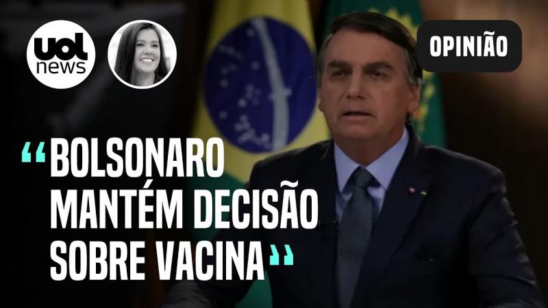 Bolsonaro não pretende se vacinar para participar de evento da ONU 